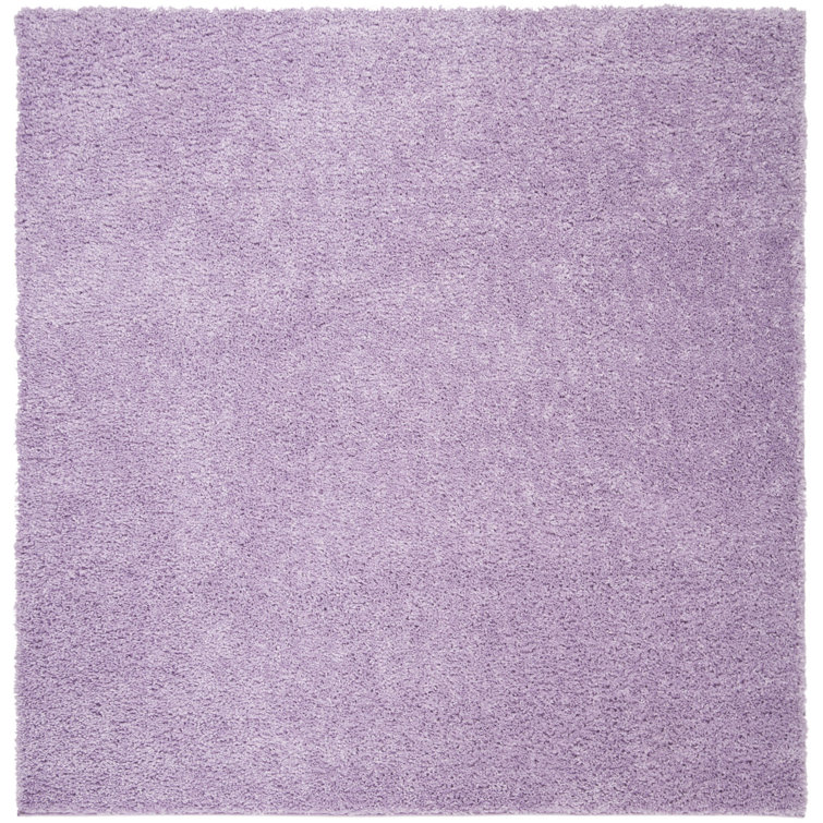 Theydon Solid Colour Shag Area Rug