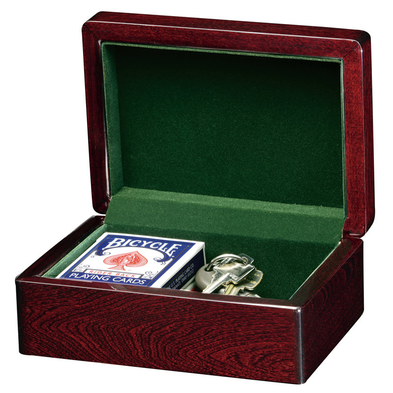 Desk Essentials Handmade Wood Decorative Box