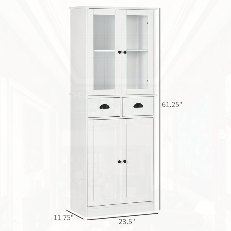 61"H Freestanding Kitchen Pantry