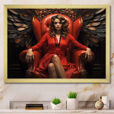 «Red Queen of Angel II» sur toile