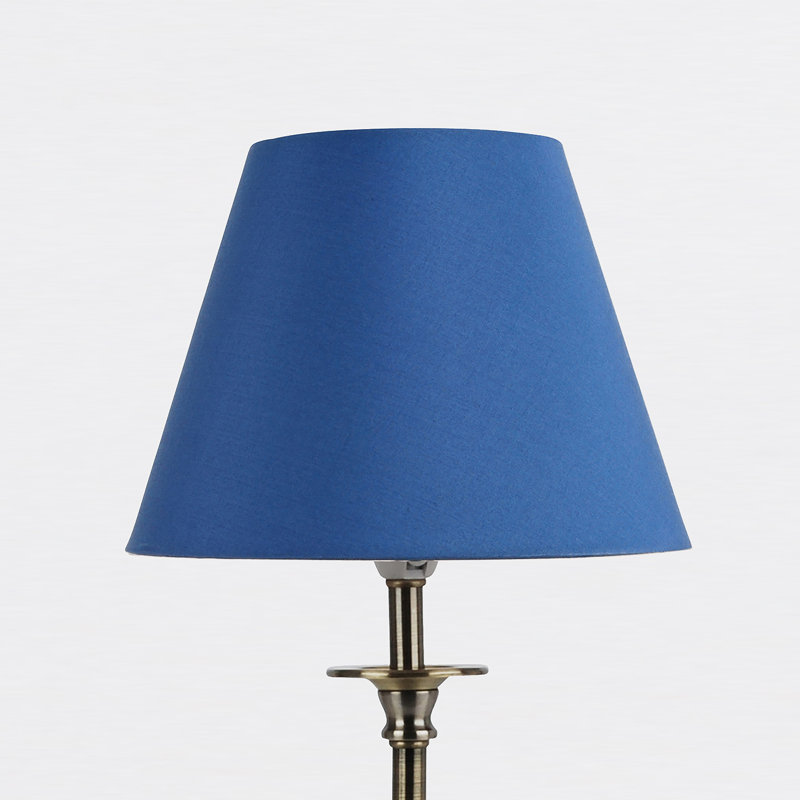 Avoca Lamp, Chrome, Blue