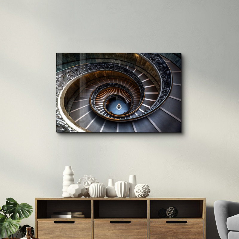 Elegant Tempered Glass Wall Art Painting, 13.8 x 21.7 inches | 100% Tempered Glass, Thickness: 0.16 inches | UV Printed for Vibrant Colors | Perfect for Home Decor, Living Room, & Office Spaces