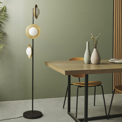 Mylor Ruffle 156cm Column Floor Lamp