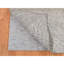 Tapis noué à la main en soie 8 pi 10 po x 12 pi 1 po gris argenté à motif de feuilles d'or 01B18A16E4E0404698C22D7100141002