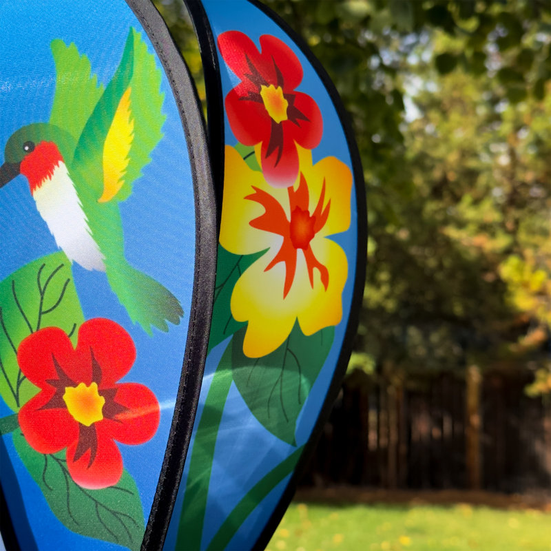 Montgolfière avec colibri