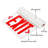 Commercial Grade LED Emergency Exit Sign Light-56700812