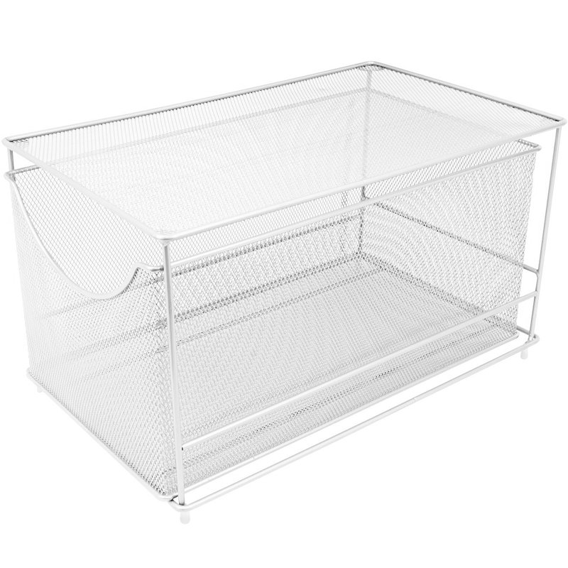 Sorbus Silver Mesh Steel Cabinet Organizer Drawer