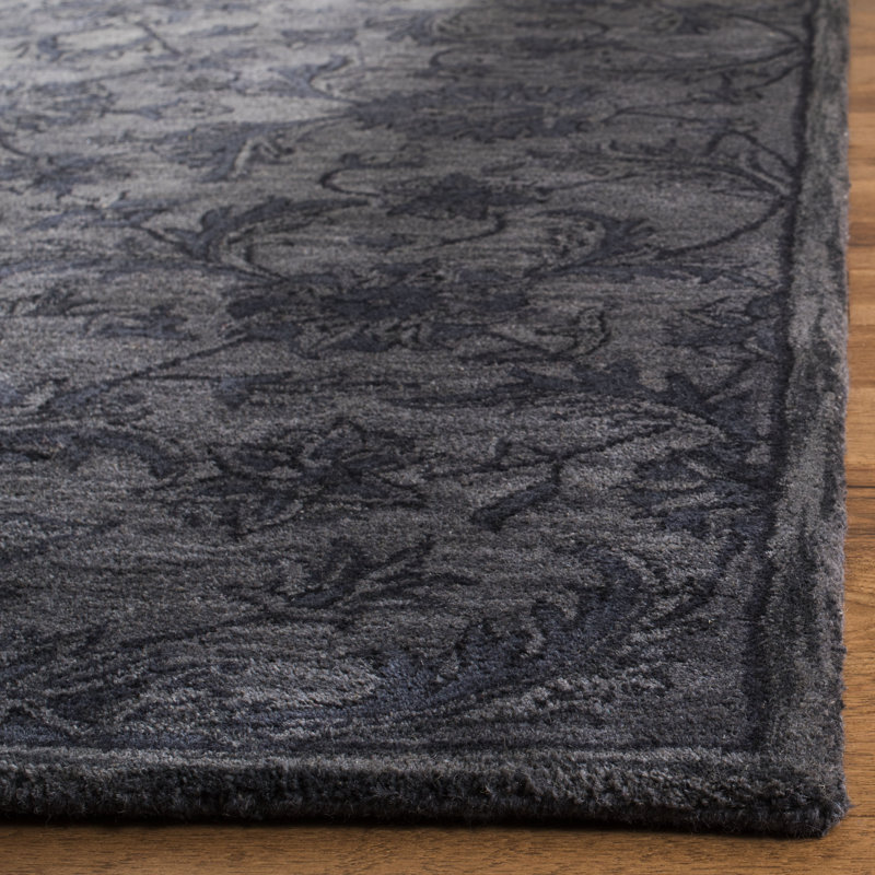Tapis floral en laine touffeté à la main Dunbar, Rectangle 3 pi x 5 pi