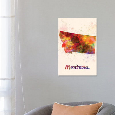 Montana 1 Piece Wrapped Canvas Painting