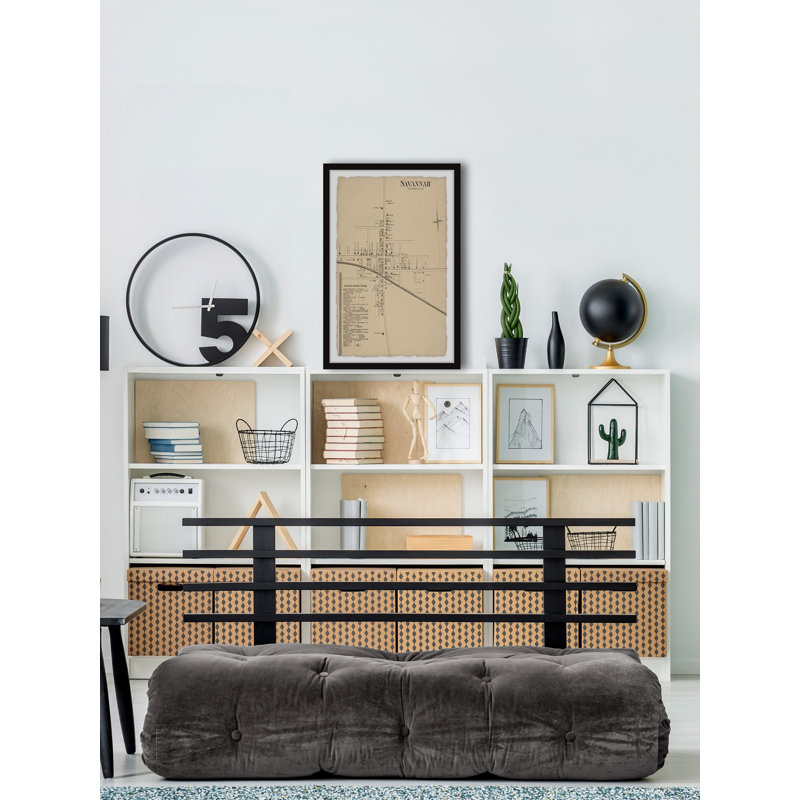 Savannah Business Notices - Impression de cadre photo sur papier, H 45 po x l 30 po x P 1,5 po