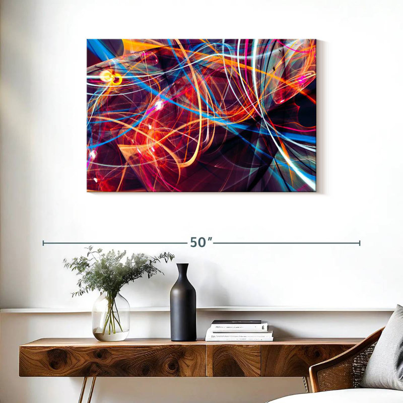 Avery Neon Light Streams, 24" H x 36" W