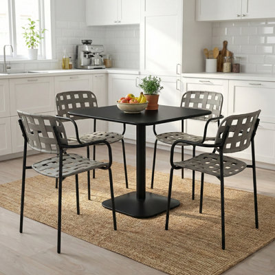 4 - Person Steel Dining Set