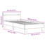 Bed Frame With LED Lights Engineered Wood-42521579-42521590