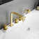 Vikran 3 Handle Deck Roman Tub Faucet with Diverter