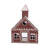Transpac Metal 9.25 in. Multicolor Christmas Gingerbread House