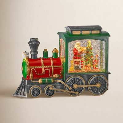 Lezcano Lighted Santa Express Snow Globe