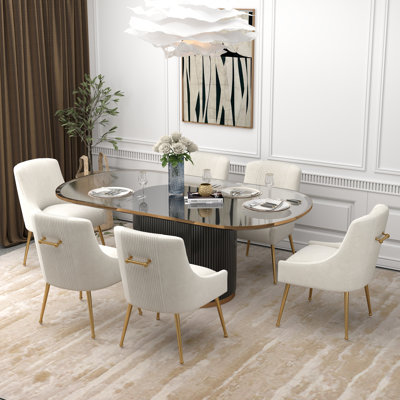 Elian Velvet Upholstered Dining Chair