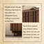47.24"Brown Vertical Grain Solid Wood Shoe Cabinet-132968364