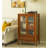 American Country-style Beech Wood Bar Cabinet