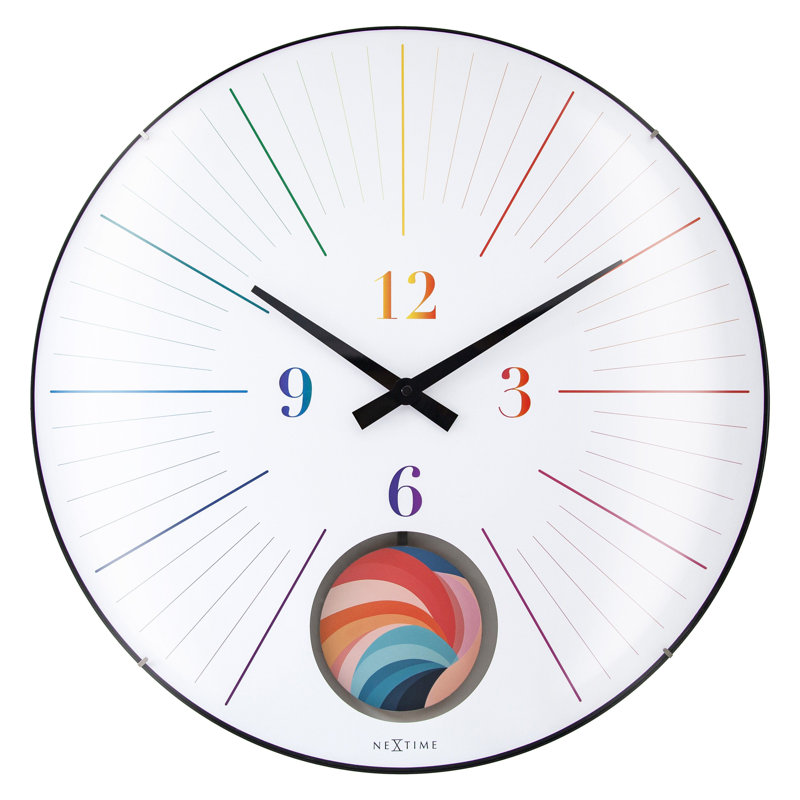 Citybeat Glass Analogue Wall Clock