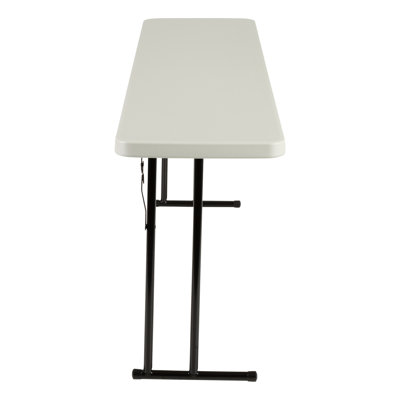 Rectangular Blow-Molded Plastic Folding Training Seminar Table