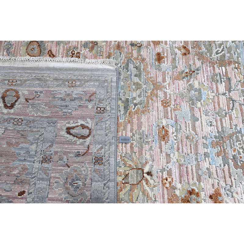 Canterbury Hand Knotted Ikat Area Rug, Rectangle 9' x 12'