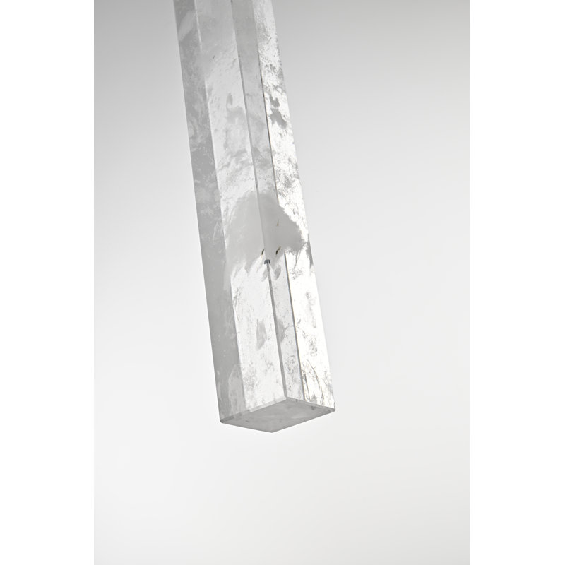 Luminaire suspendu noir Aurora 32 pouces, Or satiné