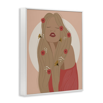 Hippie Boho Girl, estampe numérique par Chen Alyesh