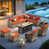Orange-rouge