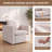 Louretha 34" Wide Fabric Upholstered Swivel Armchair-737833907