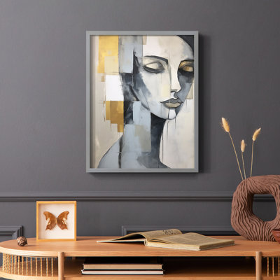 WOMEN Series CXVI  -Premium Framed Print -Ready to Hang - No Nails Required