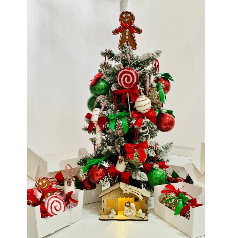 Kid's Build a Tree Kit DIY: Gingerbread Set (Christmas Tree)