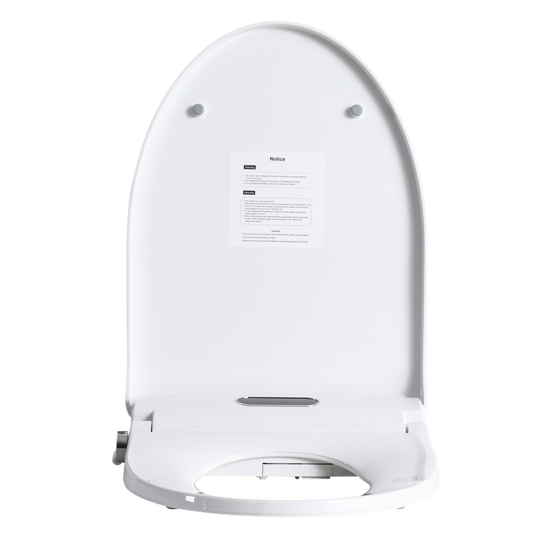 Smart bidet avec bouton latéral, réglage de la position de la nuit et de la buse pour une utilisation dans la salle de bain Siège chauffant réglable, réglage de la température de l'eau, lavage par massage