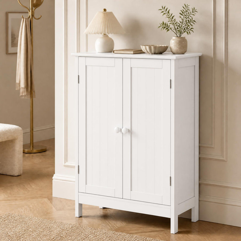 Rumaysah Freestanding Bathroom Cabinet, White