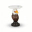 Table d'appoint tête d'aigle, table de bout statue animal