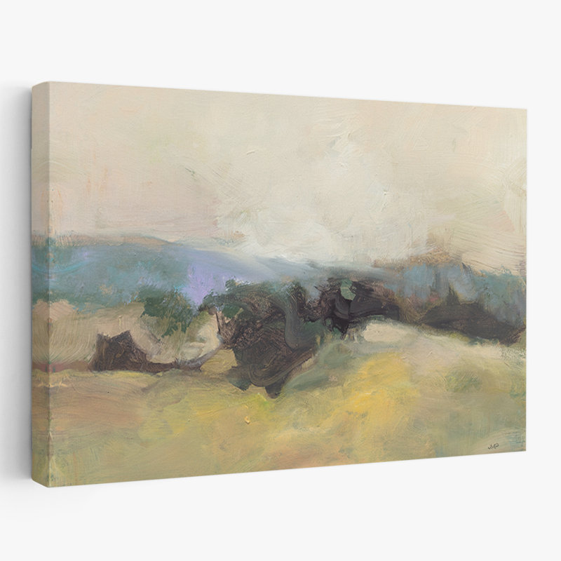 Abstrait - vue sur la vallée, H 32 po x l 48 po