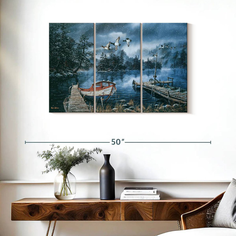 Alvord, lac des bois, H 24 po x l 38 po