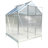 6.3'*6.2'*7'  Polycarbonate Greenhouse, Heavy Duty Outdoor Aluminum Walk-In Green House Kit With Rain Gutter, Vent And Door For Backyard Garden, Color Aluminium-126196584-126196583
