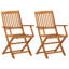 Gavino 2 - Person Acacia Solid Wood Patio Dining Set Square Table
