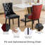 Ensemble de table et chaises de cuisine rondes pour 4-1224021573-1224021574