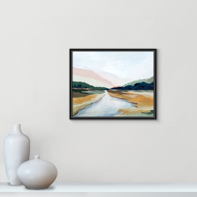 «Hope Creek Print» par Isabelle Z, Noir, H 17,5 po x l 21,5 po
