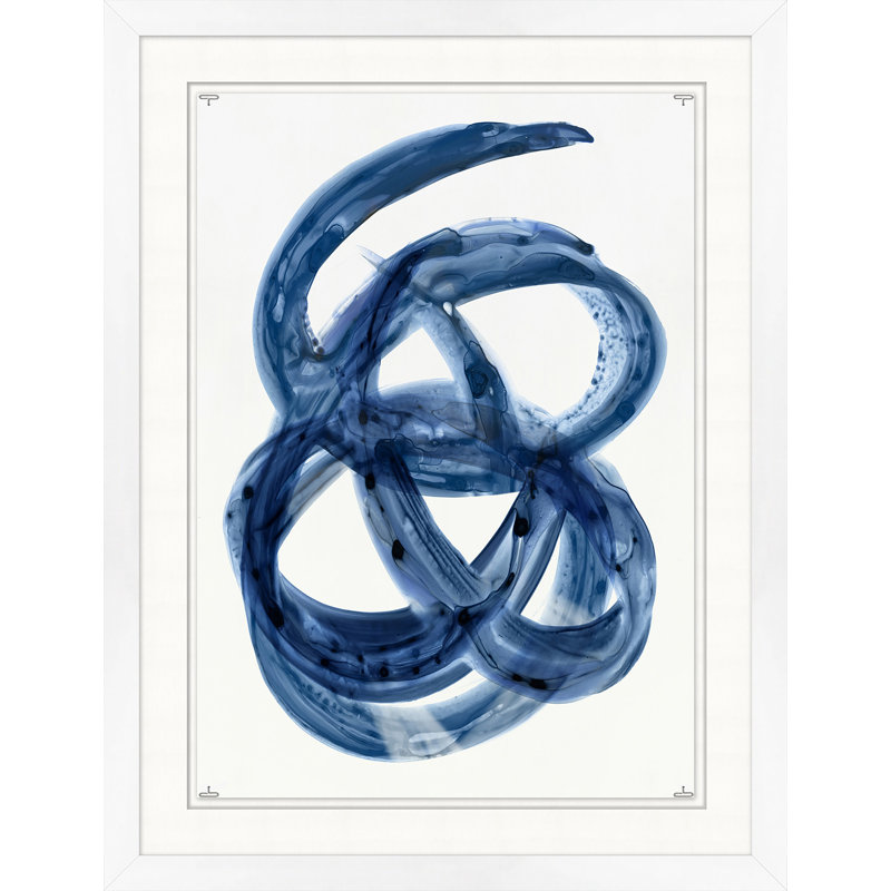 Blue Fluidity 4 Print by Thom Filicia