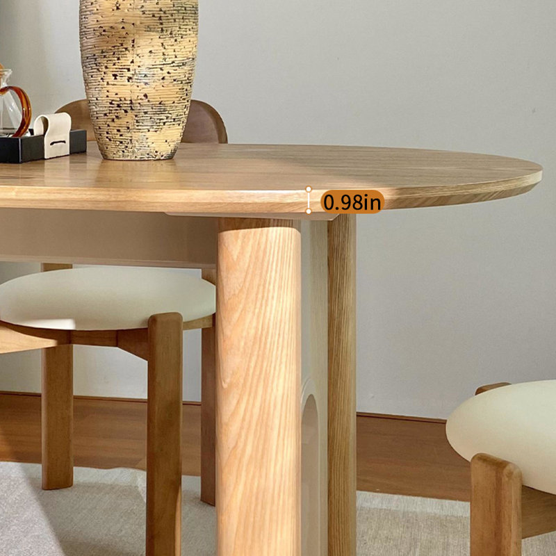 Table de salle à manger French, H 29,52 po x L 55,11 po x l 31,49 po