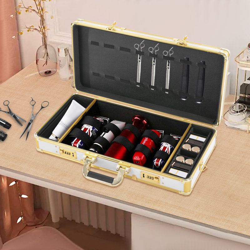 Trousse de coiffeur pour salon de beauté, Or