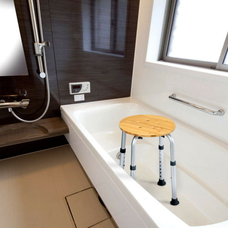 Banc de douche en bambou l 12,5 po Brienne