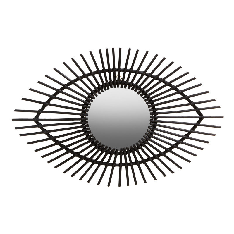 Beneduce Rattan Flat Mirror