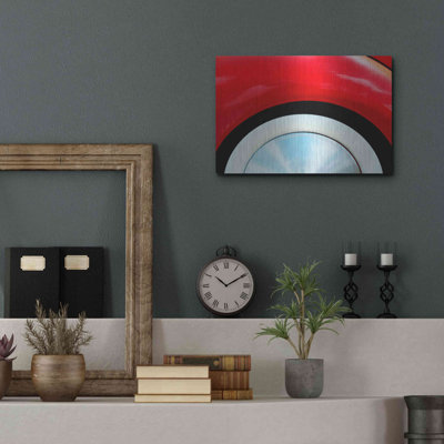 Orren Ellis '39 wheel and fender' by Clive Branson, Metal Wall Art