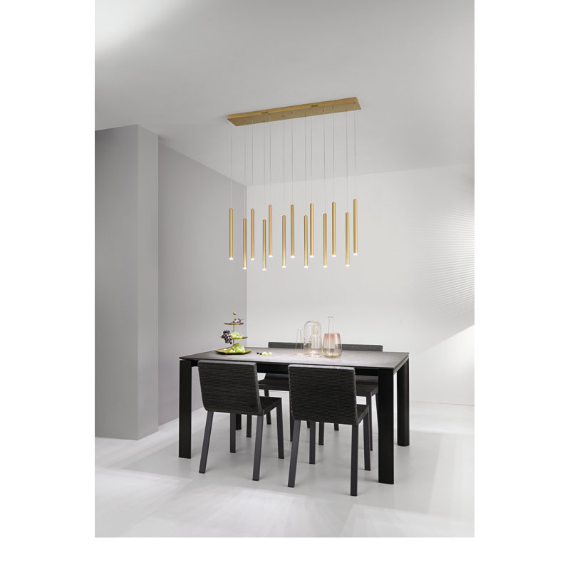 Aryaz 13 - Light LED Chandelier, Gold