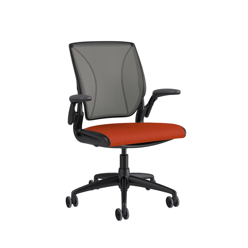 Diffrient World Wool Task Chair, Black, Catena/Caraway, Corde/Black