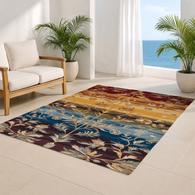 Nature Brown Indoor and Outdoor Area Rug